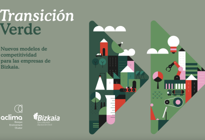 "Informe de Transición Verde. Nuevos modelos de competitividad para las empresas de Bizkaia" publicado por Beaz en colaboración con Aclima Basque Environment Cluster. 