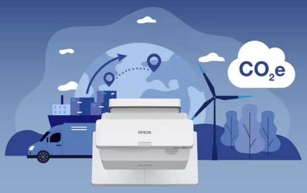 calculadora interactiva de emisiones de CO2e para proyectores Epson