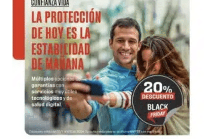 MAPFRE se une al Black Friday con el 20% de descuento en una selección de sus seguros de vida y accidentes