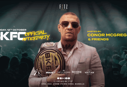FITZ Marbella, patrocinador principal del BKFC 67, acogerá el Afterparty Oficial con Conor McGregor