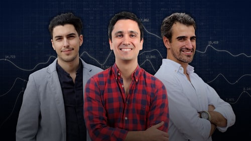 Mike Sánchez, Félix Fuertes y Jacobo Maximiliano, cofundadores de Formación en Inversión.