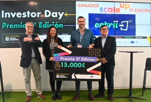 Entrii, la plataforma de inteligencia de mercados internacionales, gana la 5ª Edición Scale Up