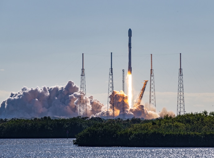 Frenetic española en el lanzamiento SpaceX