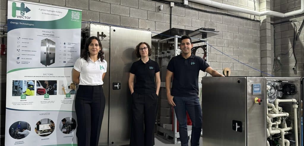 Equipo fundador de la startup H2Vector