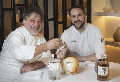 Andrés Madrigal, chef de Per Sé Bistro (Madrid). Evento Hibiki
