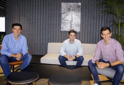 IA españolas. Javier Andres, Carlos Perez, Alvaro Martinez, fundadores de Luzia.