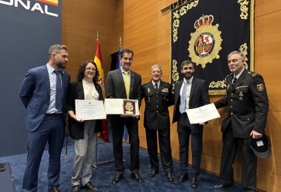 Euronet galardonada por la Policía Nacional con el ‘Premio Mención Honorífica’