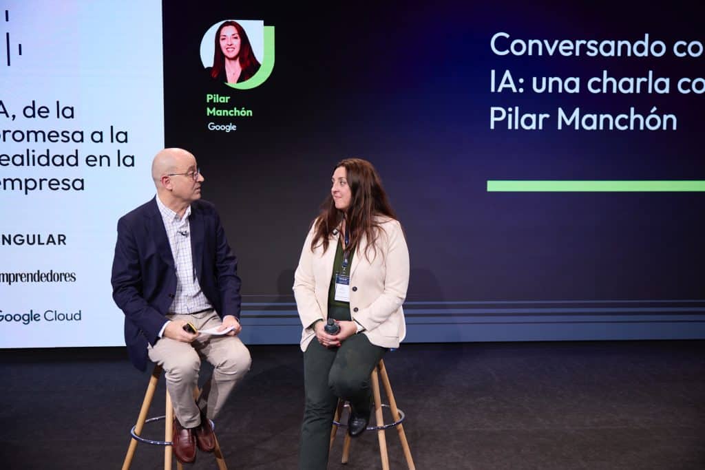 Pilar Manchon y Alejandro Vesga. IA