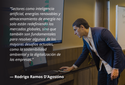 Rodrigo Ramos D’Agostino y Grupo Capital exploran inversiones en sectores tecnológicos y energéticos