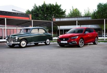 Seat 1400 y SEAT León en el 70 aniversario del primero