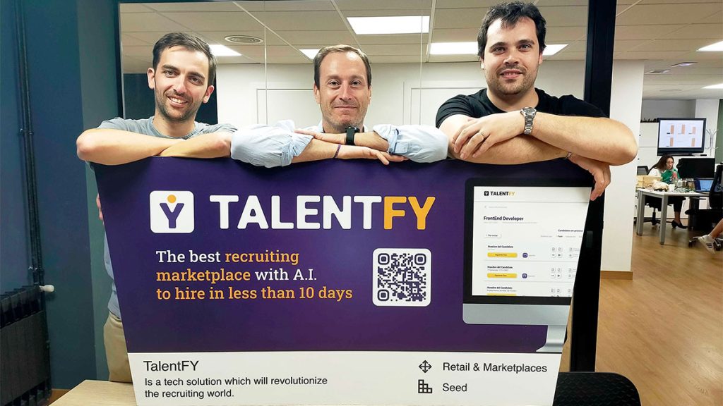 founders de TalentFY: Santi Molins, Alex Navarro y Pere Rosell.