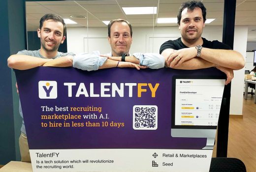 founders de TalentFY: Santi Molins, Alex Navarro y Pere Rosell.