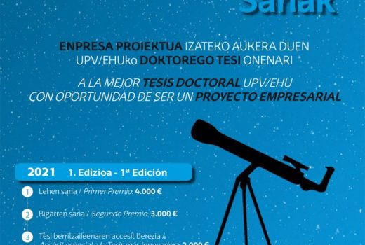 Handira Jo 2021 premia a las mejores tesis doctorales de la UPV/EHU