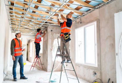 Autónomos trabajando en la construcción
