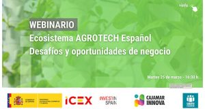 Webinar Ecosistema agrotech español: desafíos y oportunidades de negocio