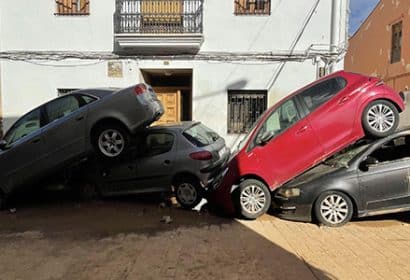 Coches afectados por la DANA en Valencia