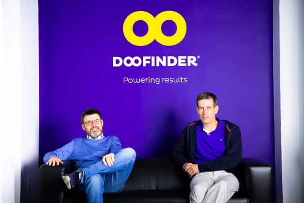 Iván Navas (izquierda) y Enrique Martínez, cofundadores de Doofinder