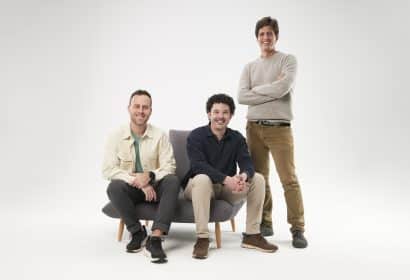 Álex Corbacho (izquierda), Jauem Benet y Pol Karaso, fundadores de Ealyx, que acaba de cerrar una ronda de financiación
