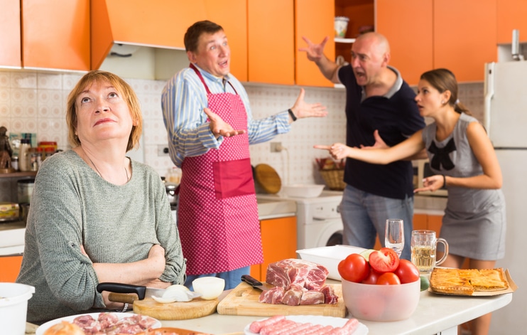 Discusiones durante las vacaciones cpn la familia de la empresa familiar