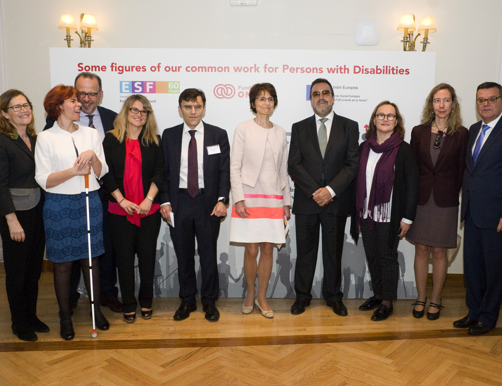 Europa reconoce la labor conjunta de la Fundación ONCE y el FSE