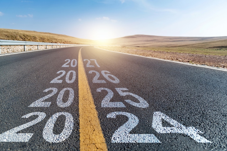 Carretera para ilustrar el futuro de 5 franquicias