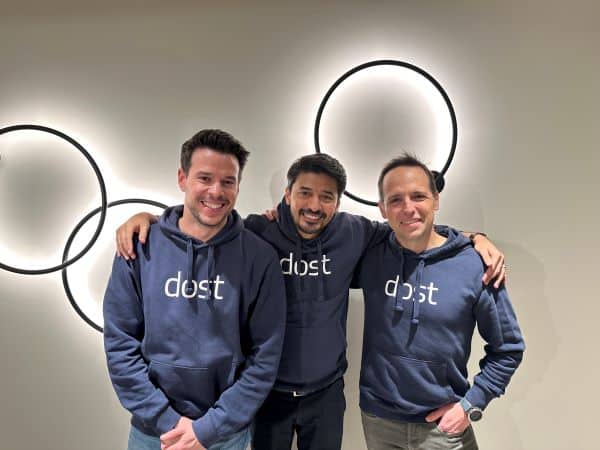 Fundadores de la startup Dost
