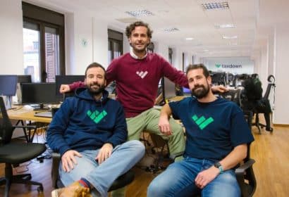 Startups: Joaquín Fernández (izquierda), Álvaro Falcones y Enrique García Moreno, fundadores de la startup Tax Down