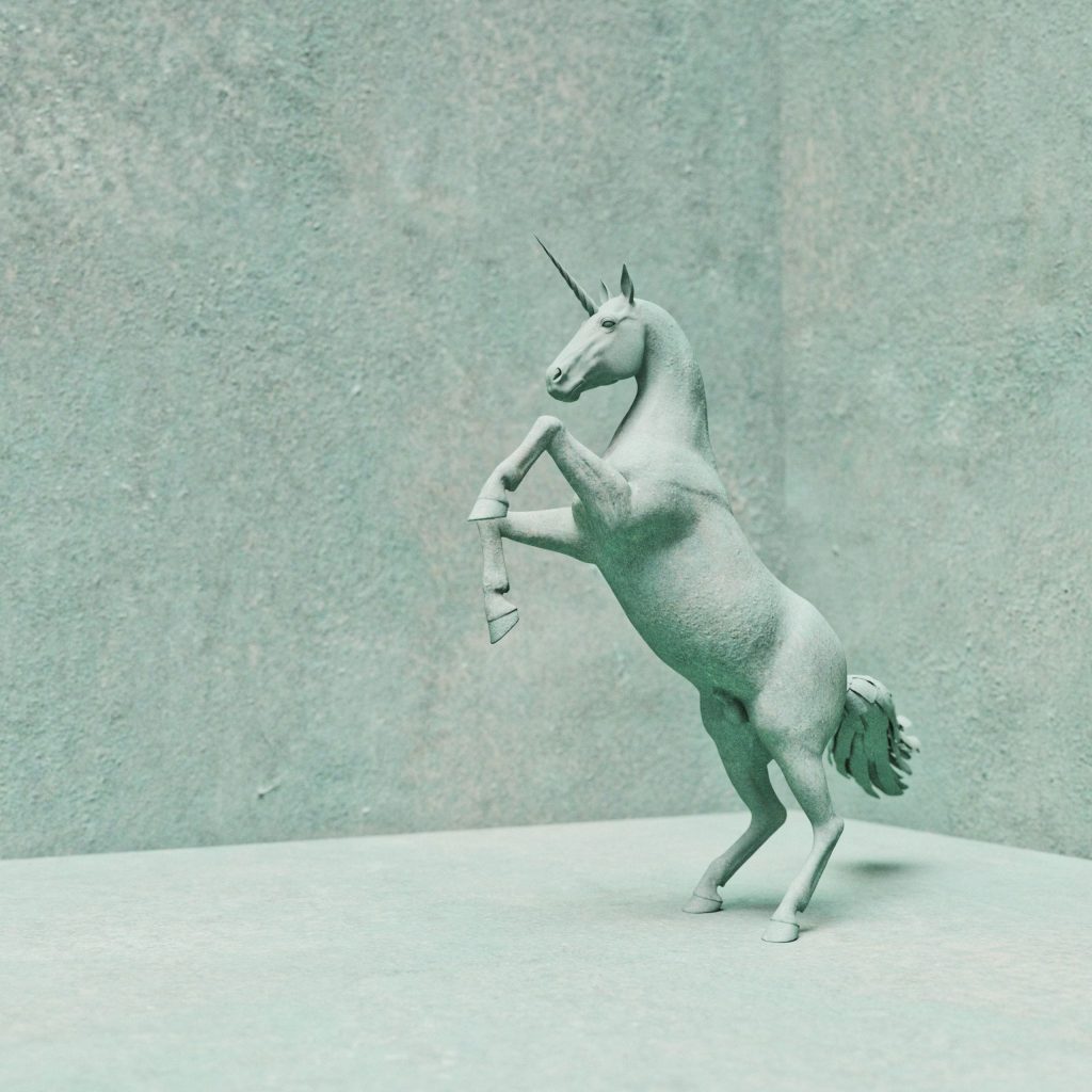 Los unicornios que habitan en el mundo