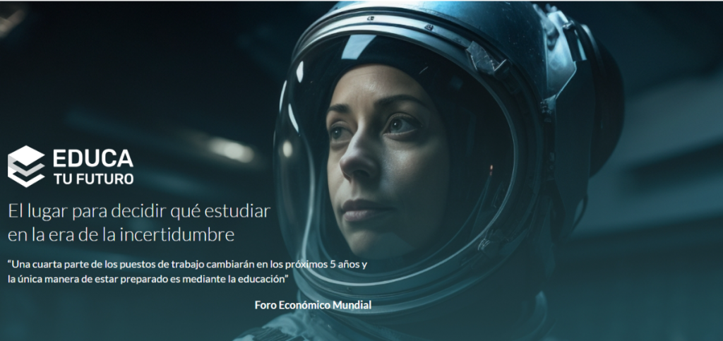 Nace Educa tu futuro, un proyecto divulgativo de orientación laboral en la era de la incertidumbre