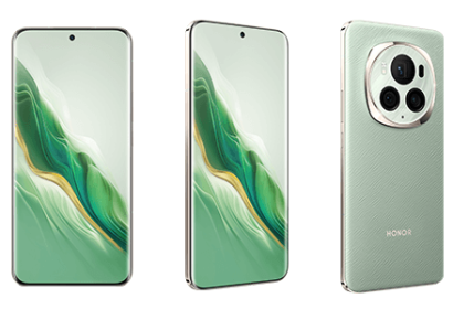 HONOR Magic6 pro está disponible en dos colores: negro y verde.