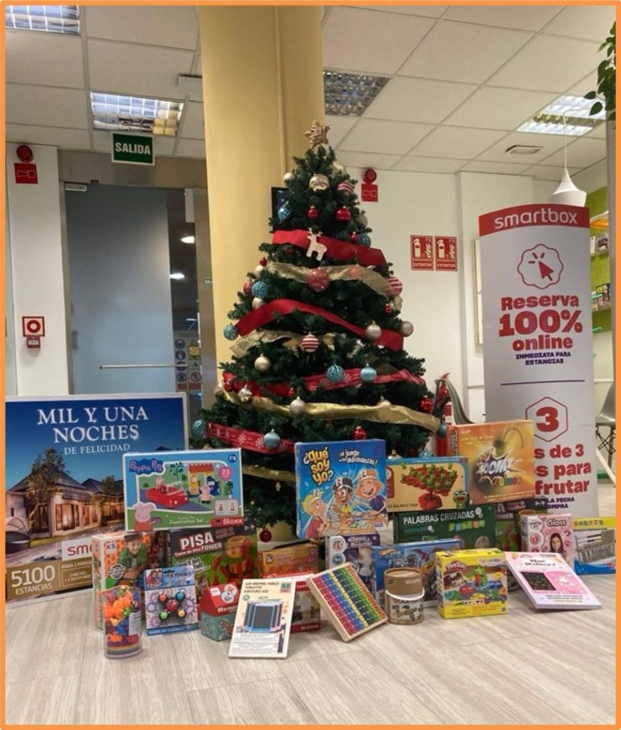 Smartbox ayuda a los Reyes Magos con una donación especial de juguetes