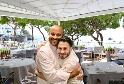 Los chefs Samuel Naveira y Alessandro Tormolino juntos en una exclusiva cena con CHATKA en Amalfi (Italia)