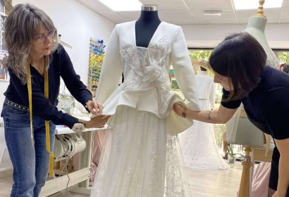 Visitando el Atelier de novia más de moda de la capital, Valérie Moreau Novias