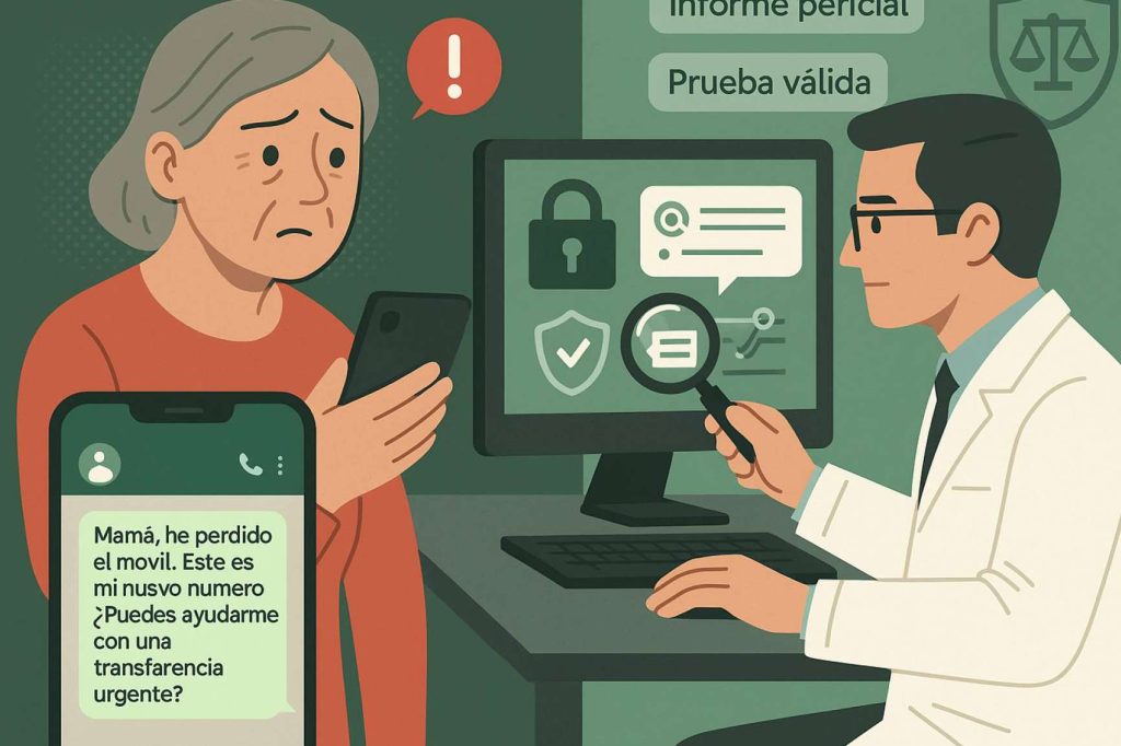 Si se recibe este mensaje por WhatsApp, ¡no hay que contestar! Es una estafa – Por Perito Whatsapp Madrid