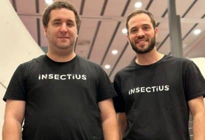 Raúl Reyes (izquierda) y Marcos Aguayo, fundadores de Insectius.