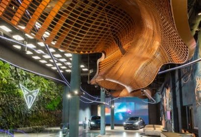 Interior del Cupra City Garage