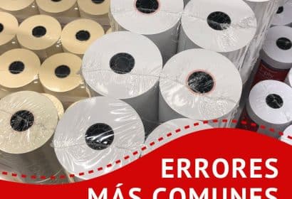 Los errores más comunes al usar papel térmico