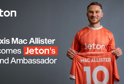 Alexis Mc Allister es anunciado como el último embajador de la marca Jeton
