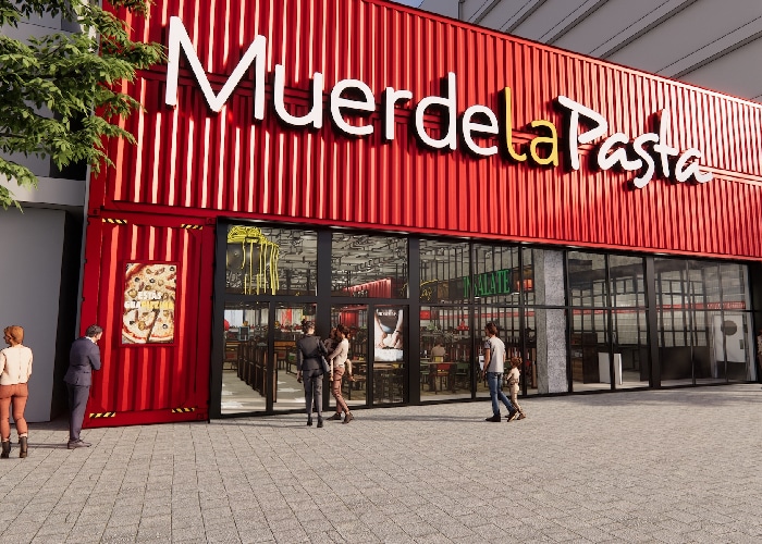 muerde la pasta nueva imagen