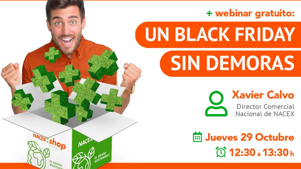 NACEX te invita a participar en el webinar “Un Black Friday sin demoras”