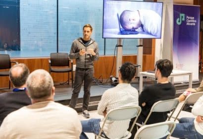 Pablo Fernández en el encuentro de PCA y Alicantec