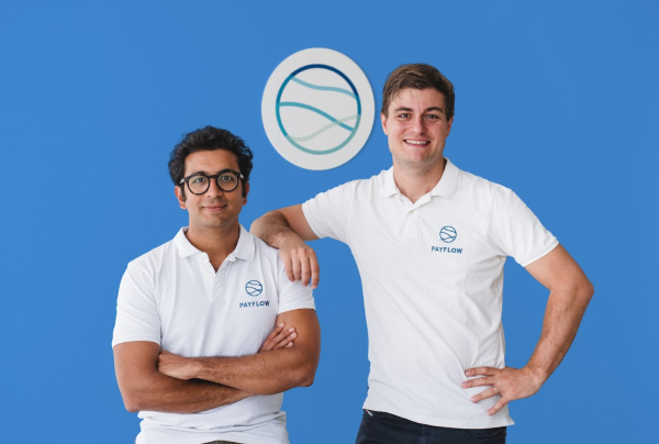 Avinash Sukhwan (izquierda) Y Benoit Menardo, cofundadores de Payflow
