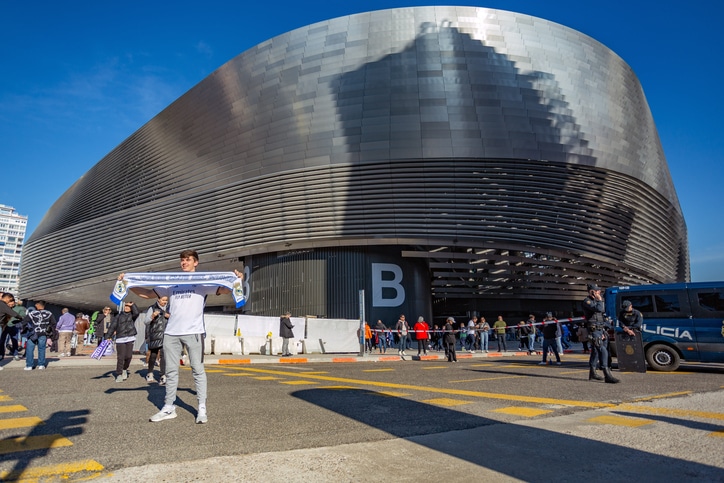 Estadio Santiago Bernabéu, del Real Madrid