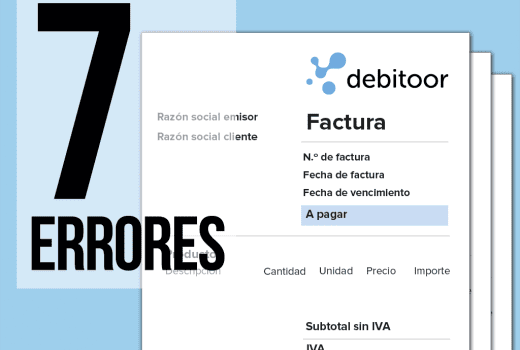 Siete errores capitales de la facturación