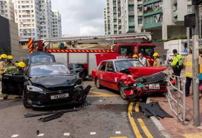 La deriva trumpista de Musk lastra a Tesla. Vehículo accidentado
