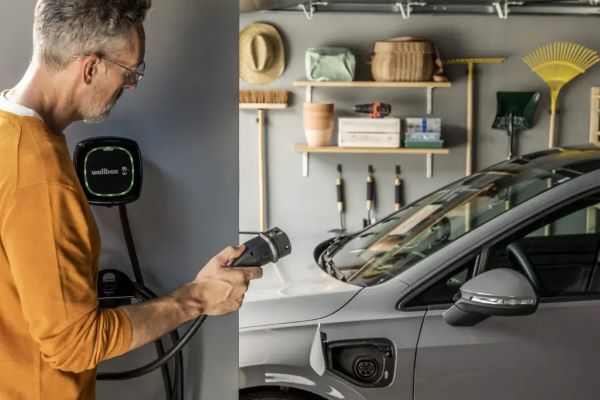 Cargador Wallbox para vehículo eléctrico